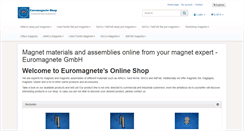 Desktop Screenshot of euromagnete.de