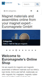 Mobile Screenshot of euromagnete.de