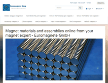 Tablet Screenshot of euromagnete.de